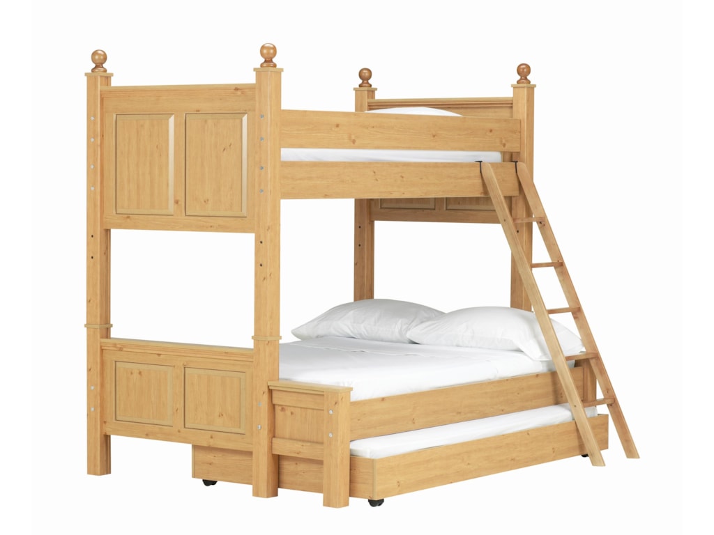 Lang MadisonTwin Over Full Bunk Bed with Trundle Bed