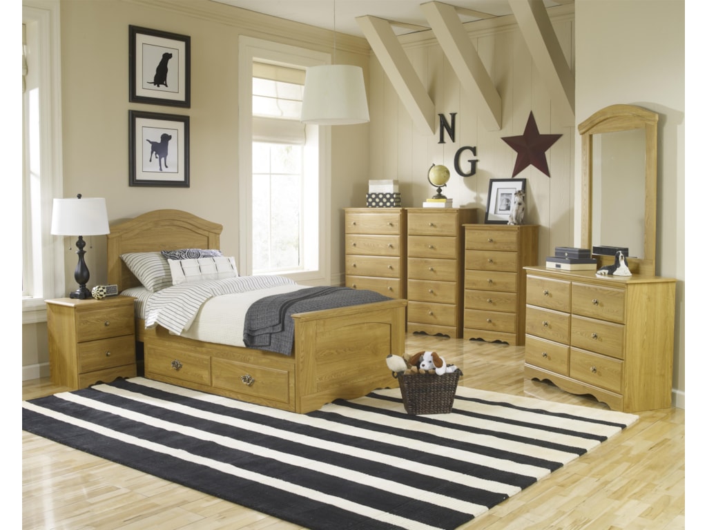 Lang Oak CreekTwin Panel Bed