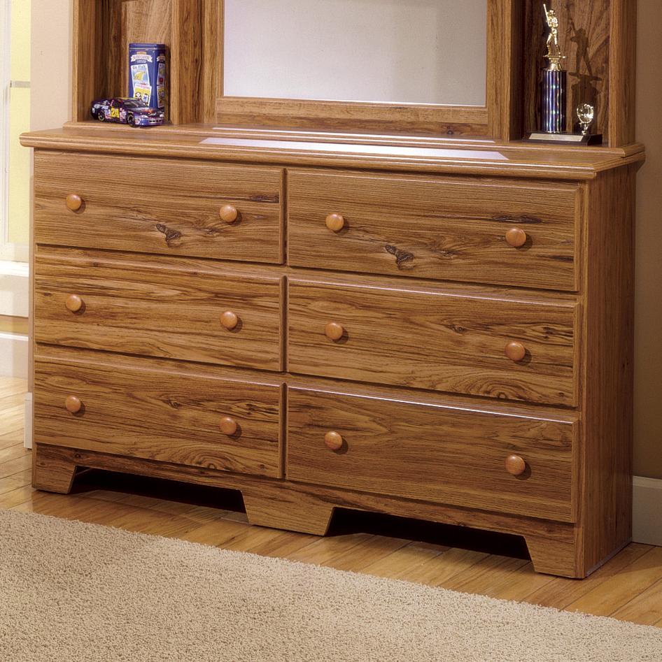 Lang Shaker 57 Inch 6 Drawer Dresser With Roller Glides A1