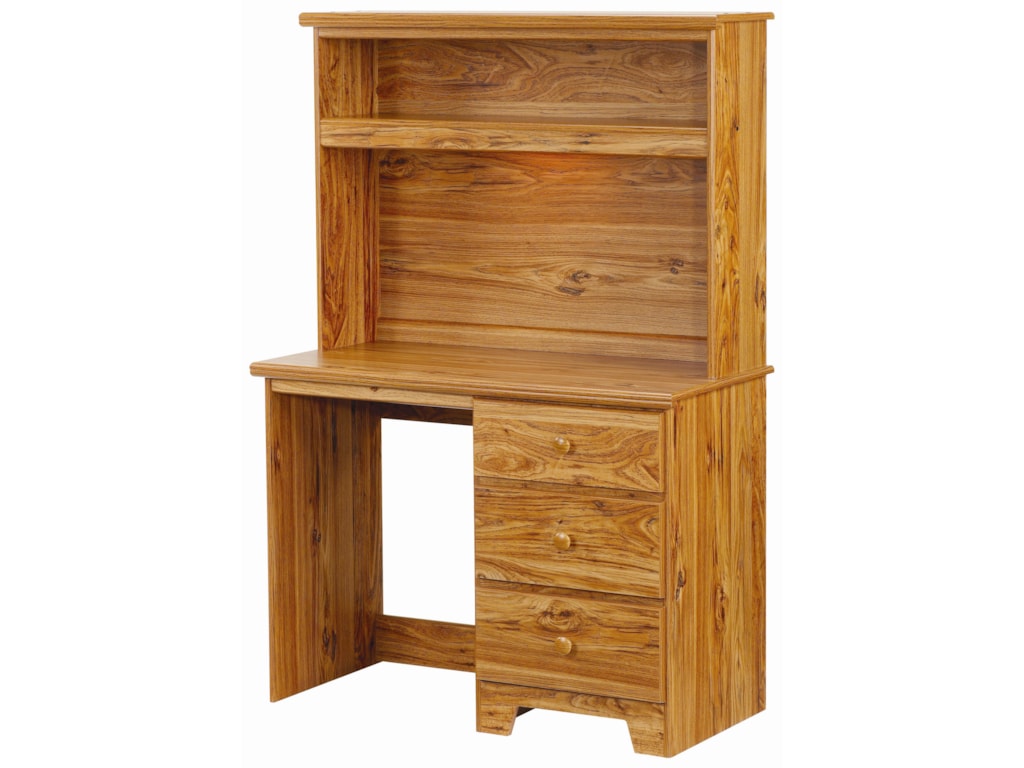 Lang Shaker 3 Drawer Desk With Lit Hutch A1 Furniture Mattress