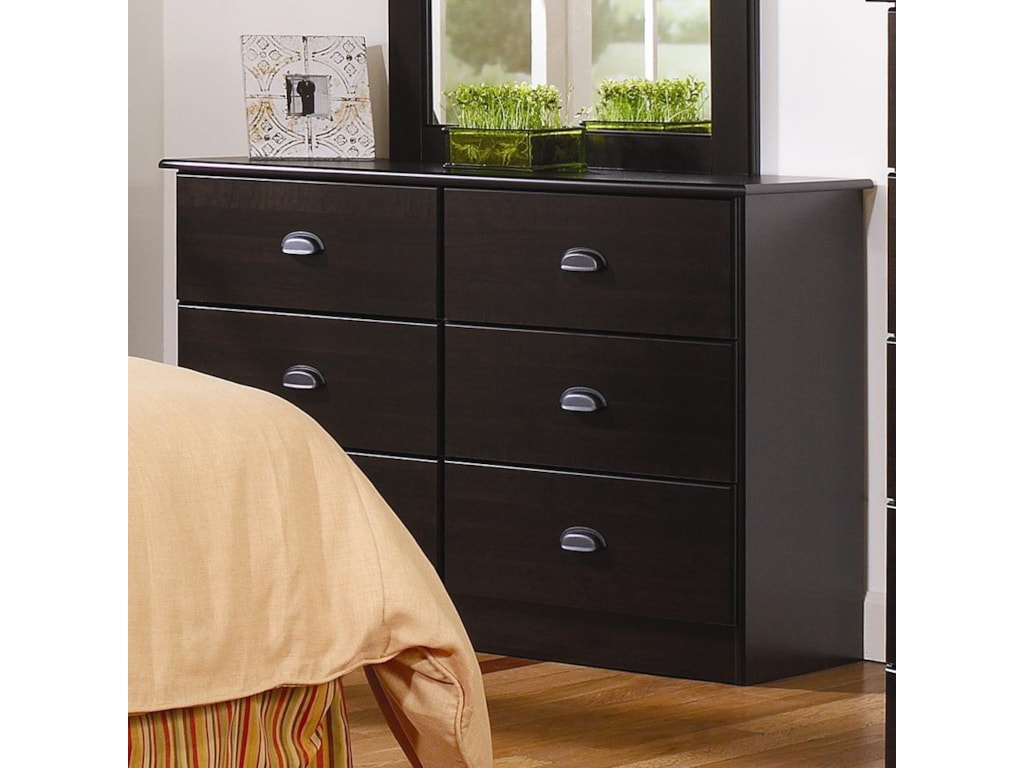 Lang Special6 Drawer Dresser with Roller Glides