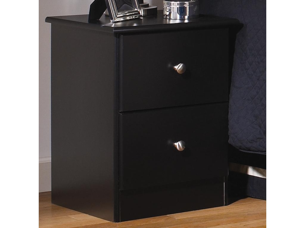 Lang Special2 Drawer Night Stand with Roller Glides