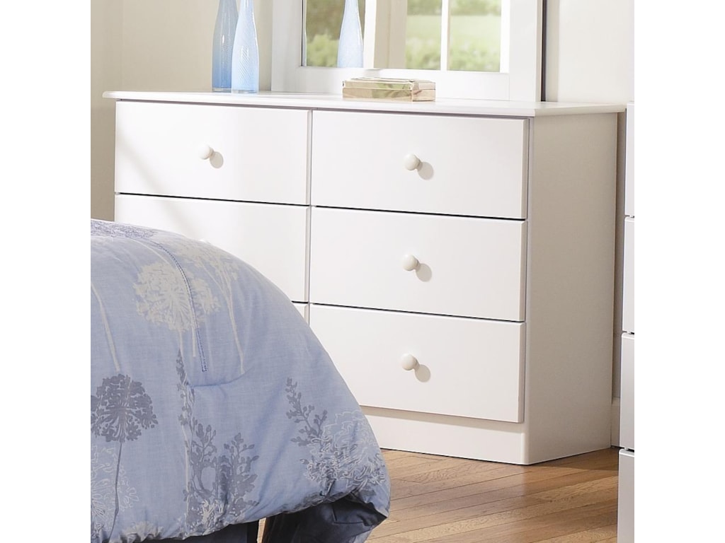 Lang Special6 Drawer Dresser with Roller Glides