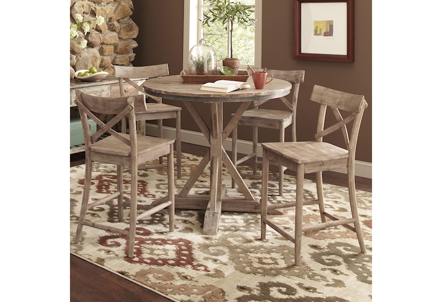 Ashley Bolanburg Rectangle Kitchen Table And 4 Side Chairs