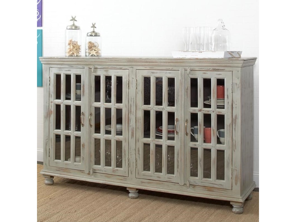 Largo Rustic Collectibles Sideboard With Gl Doors Largo Rustic Collectibles Sideboard With Gl Doors
