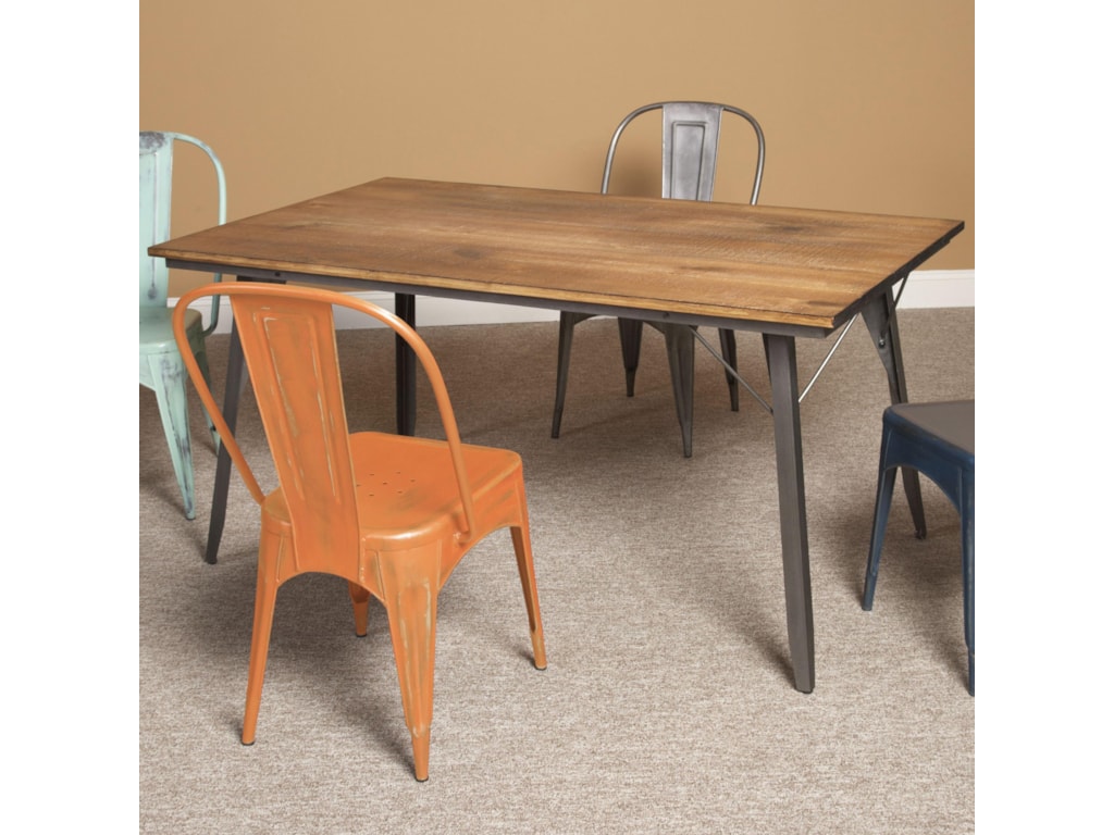 Largo Timbuktu Wood Metal Rectangular Dining Table Lindys Largo Timbuktu Wood Metal Rectangular Dining Table Lindys