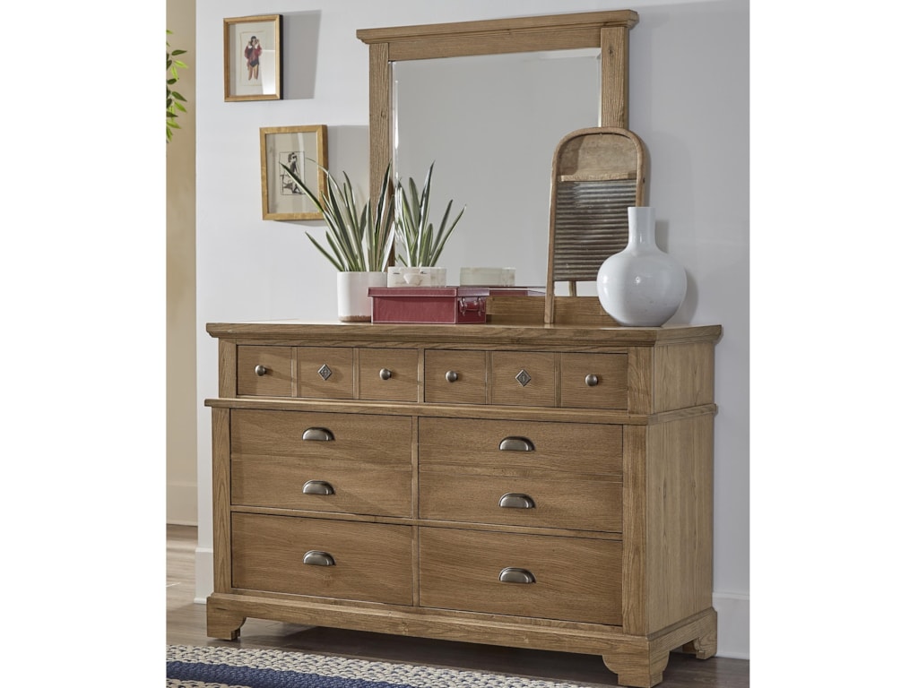 Laurel Mercantile Co Lmco Home Relaxed Vintage 6 Drawer Dresser