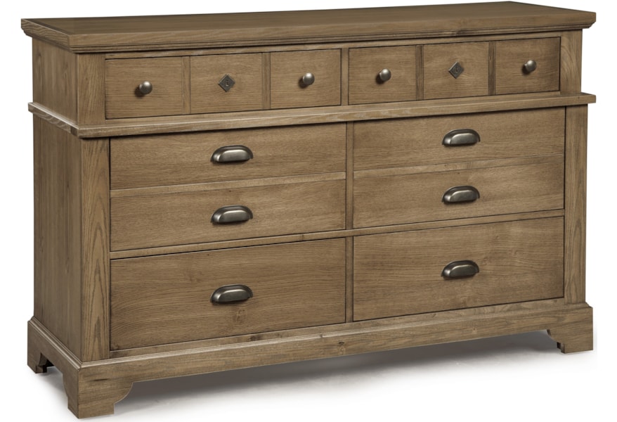 Laurel Mercantile Co Lmco Home Relaxed Vintage 6 Drawer Dresser