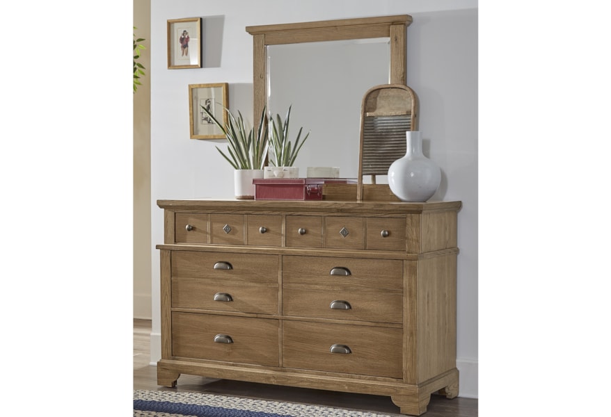 Laurel Mercantile Co Lmco Home Relaxed Vintage 6 Drawer Dresser