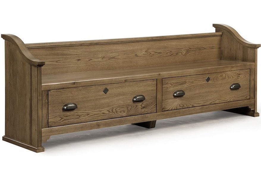 Laurel Mercantile Co Lmco Home Relaxed Vintage 2 Drawer Storage