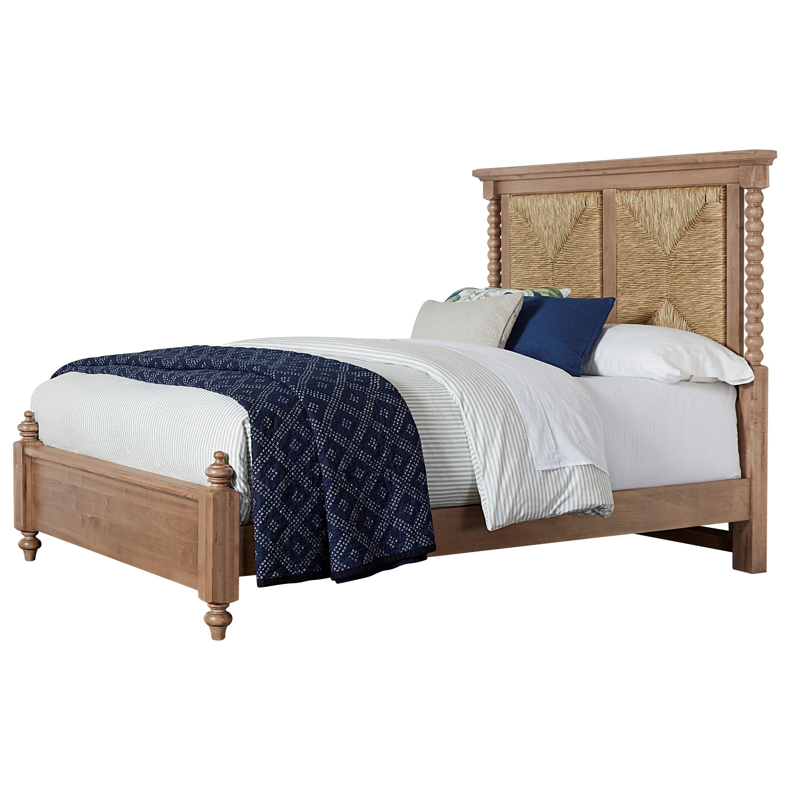 Scotsman Rustic Queen Seagrass Bed By Laurel Mercantile Co At Furniture Barn