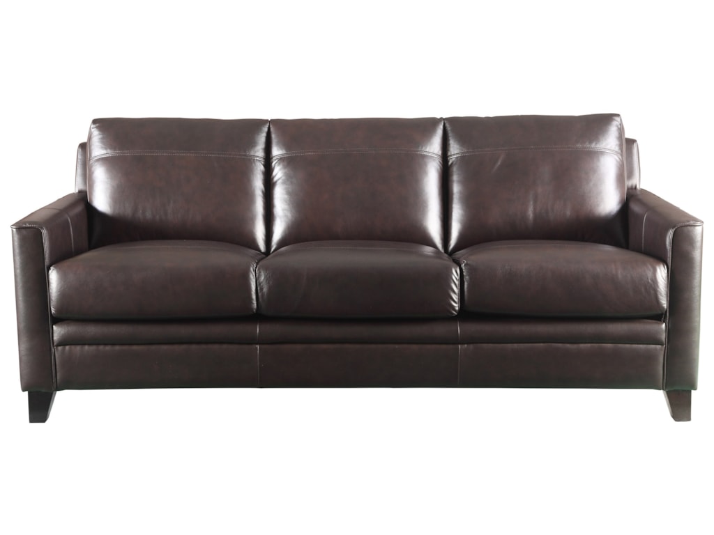 Fletcher Leather Sofa By Italia Usa At Fashion Furniture