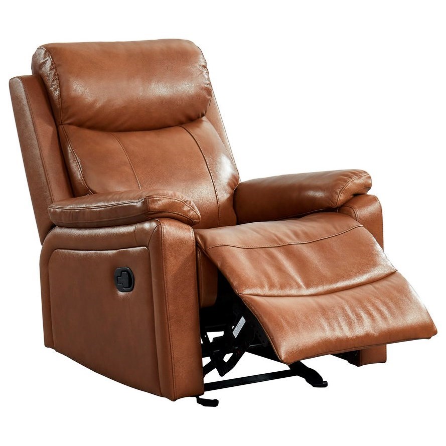 leather glider rocker