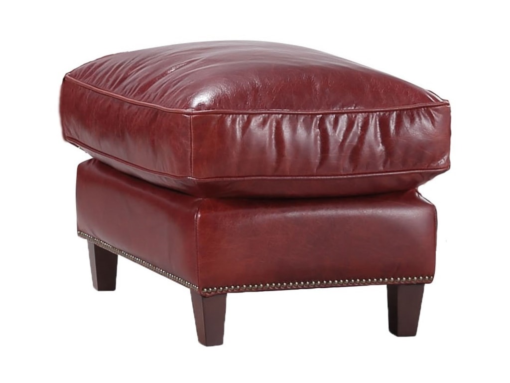 Georgetowne Oakridge Leather Ottoman With Nailhead Trim By Italia Usa At Lindy S Furniture Company Georgetowne Oakridge Leather Ottoman With Nailhead Trim By Italia Usa At Lindy S Furniture Company
