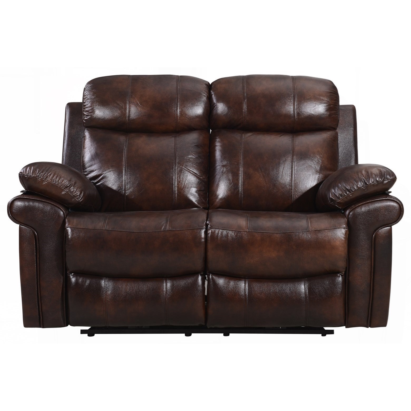 Leather Italia Usa Shae Joplin Power Reclining Leather Loveseat