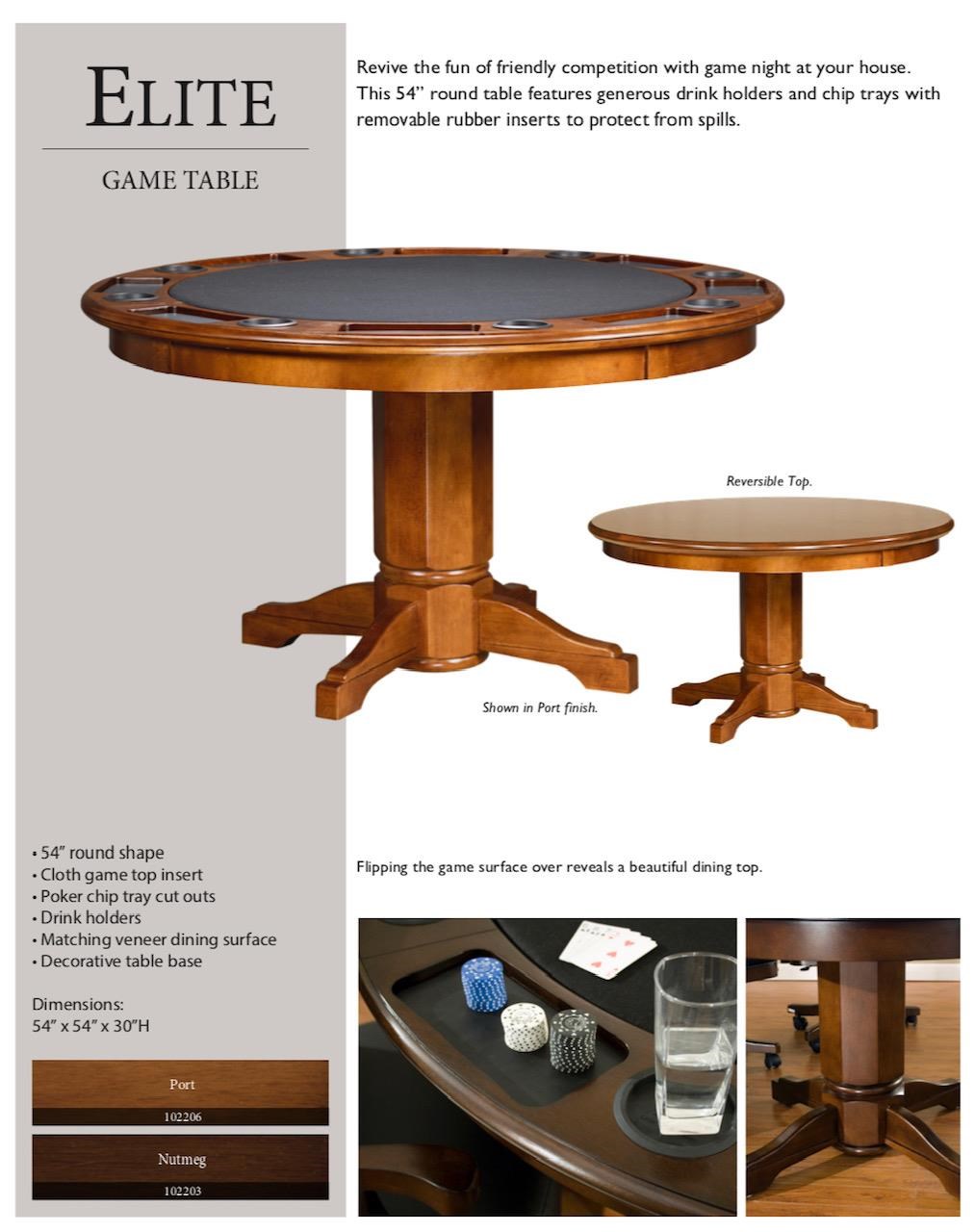 Legacy Billiards Game Room Accessories Elite Poker J Elite Poker