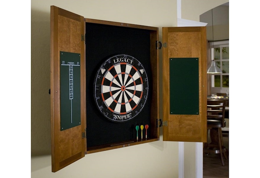 Legacy Billiards Game Room Accessories Sterling Dartboard Cabinet