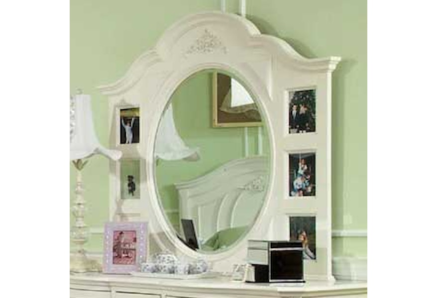 Legacy Classic Kids Enchantment Victorian White Dresser Mirror