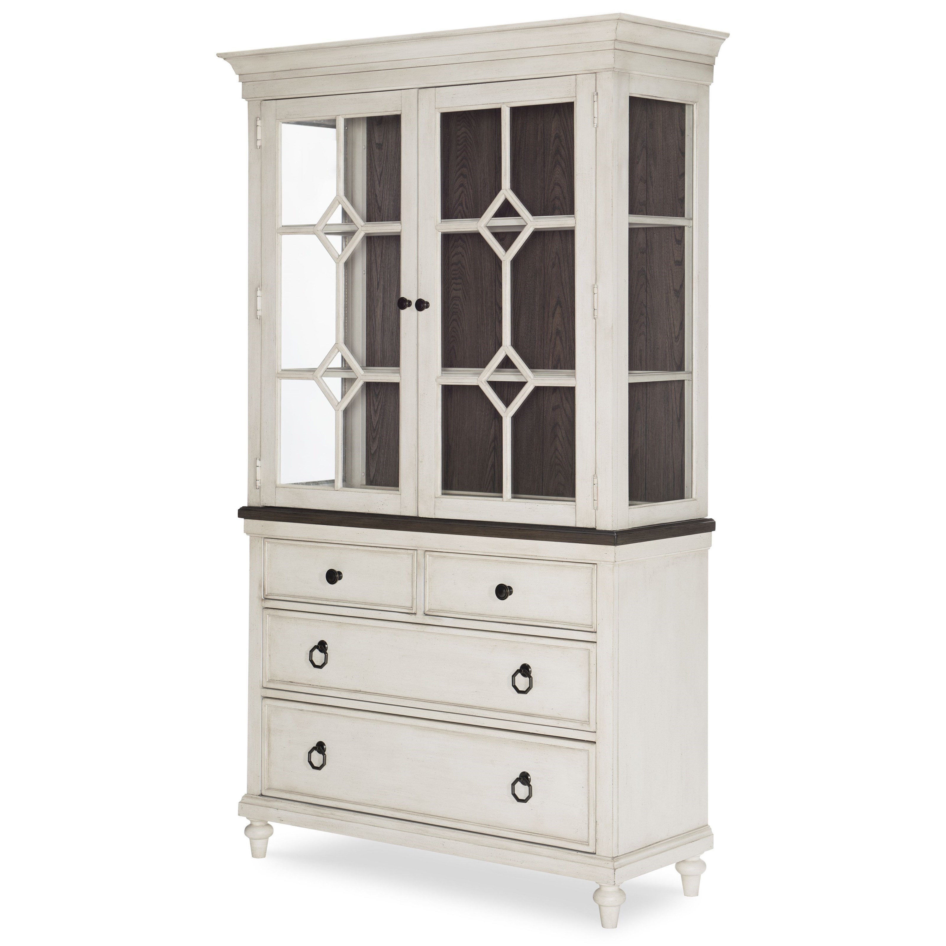 Legacy Classic Brookhaven China Cabinet With Touch Lighting