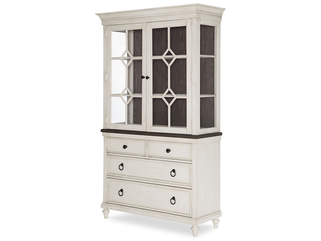 Legacy Classic Brookhaven China Cabinet With Touch Lighting