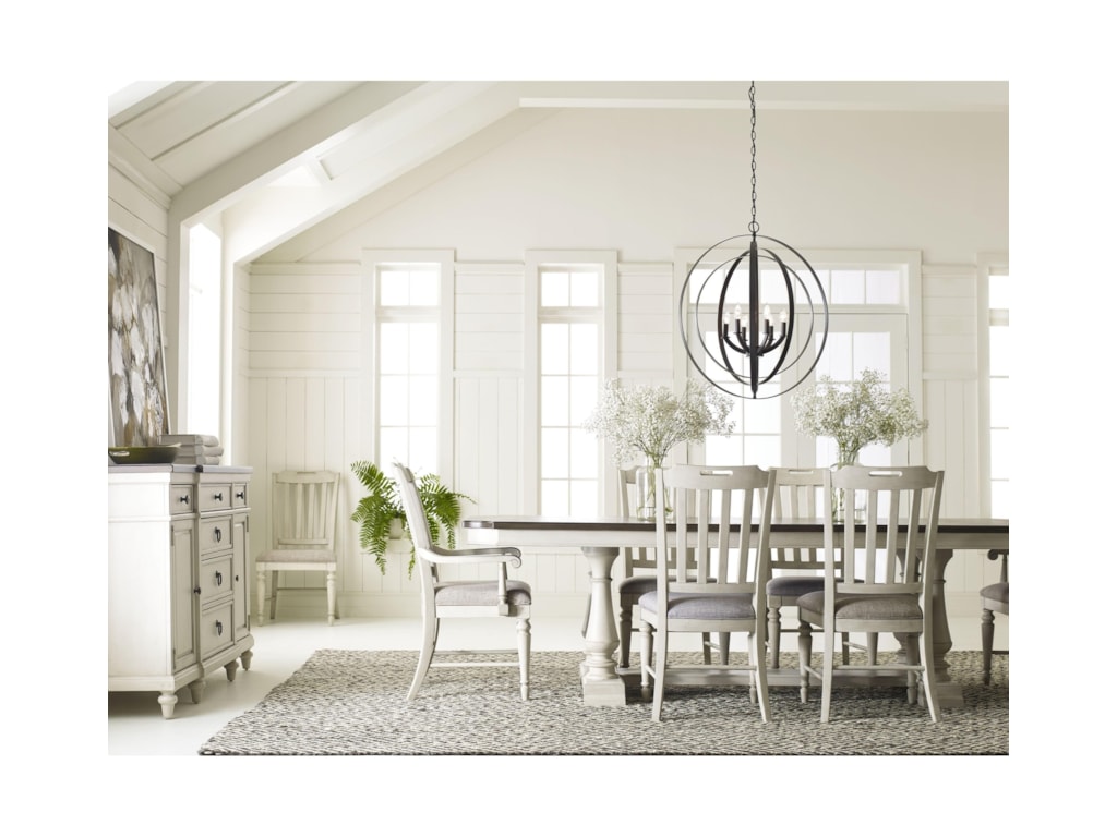 Legacy Classic Brookhaven 6400-622K Trestle Table with 2 Leaves ... Legacy Classic Brookhaven 6400-622K Trestle Table with 2 Leaves ...