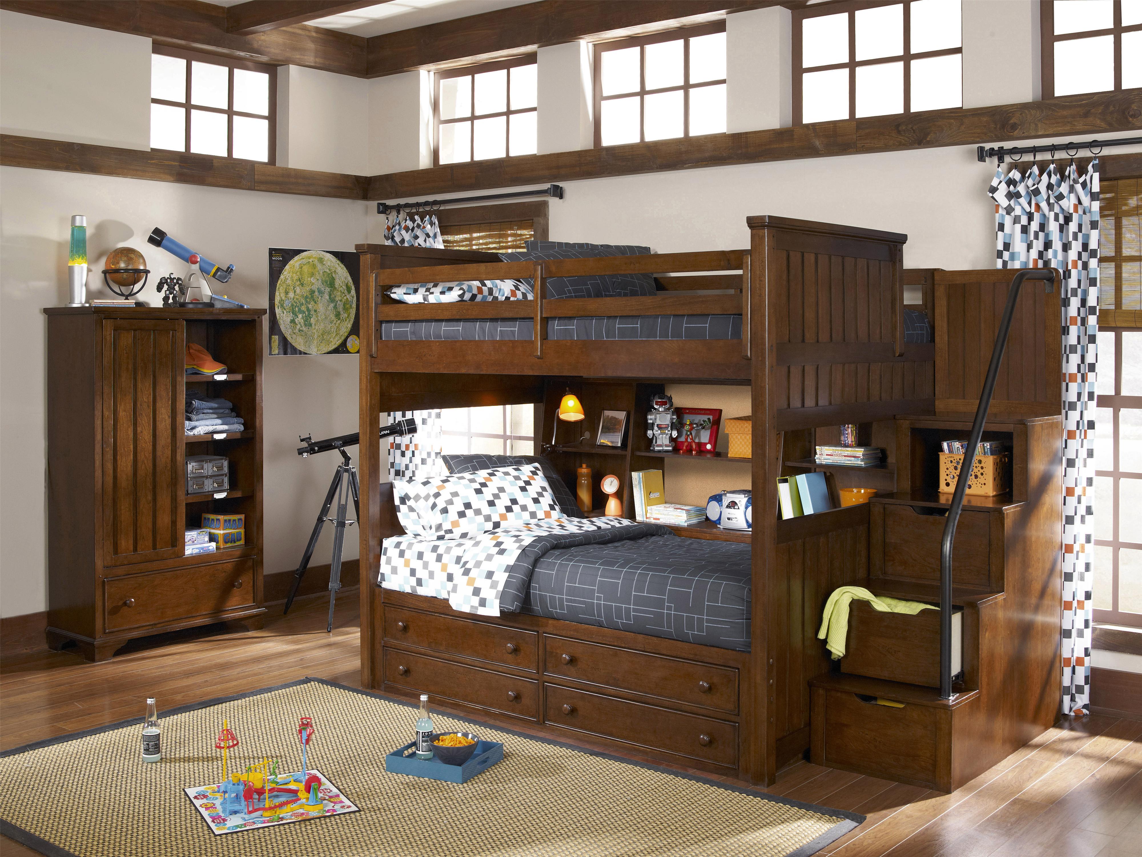 Legacy Classic Kids Dawson S Ridge Bunk Loft Steps Homeworld Furniture Miscellaneous Accessories