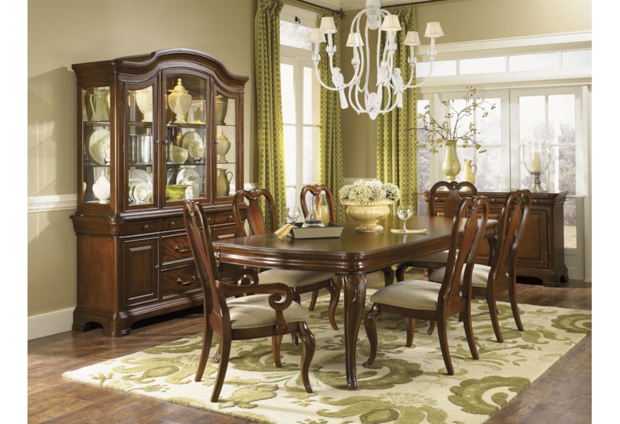 Legacy Classic Evolution Lcf 9180 222 Leg Dining Table With Two Leaves Hudson S Furniture Dining Tables