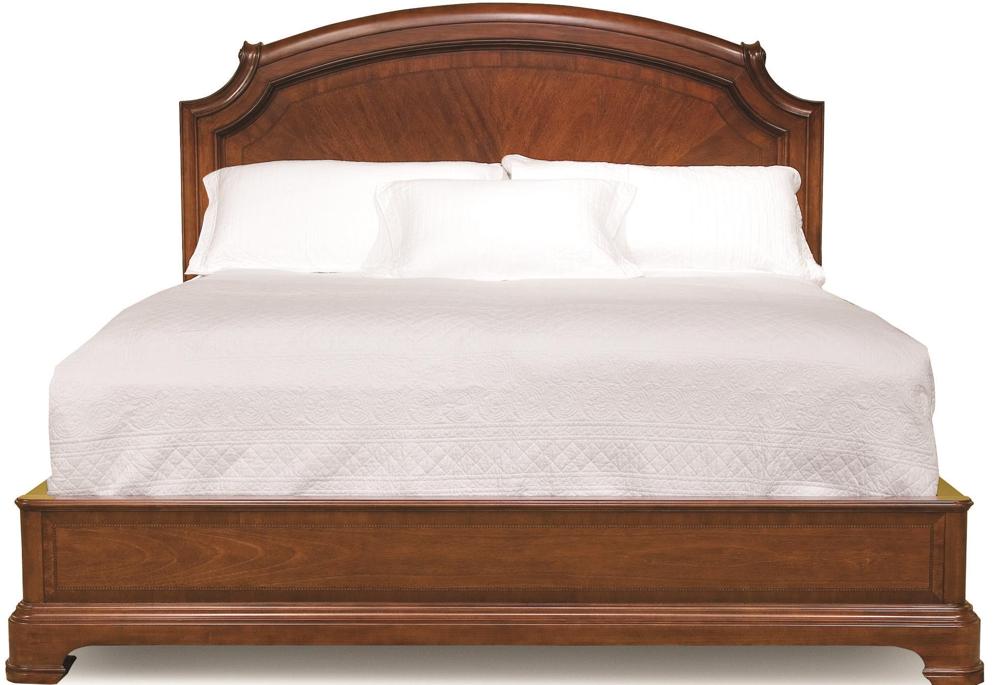 Legacy Classic Nouvelle Queen Size Scroll Top Platform Bed