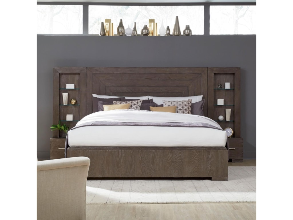 Legacy Classic FacetsQueen Wall Panel Bed