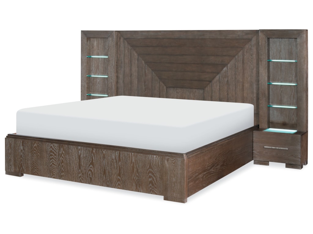 Legacy Classic FacetsKing Wall Panel Bed