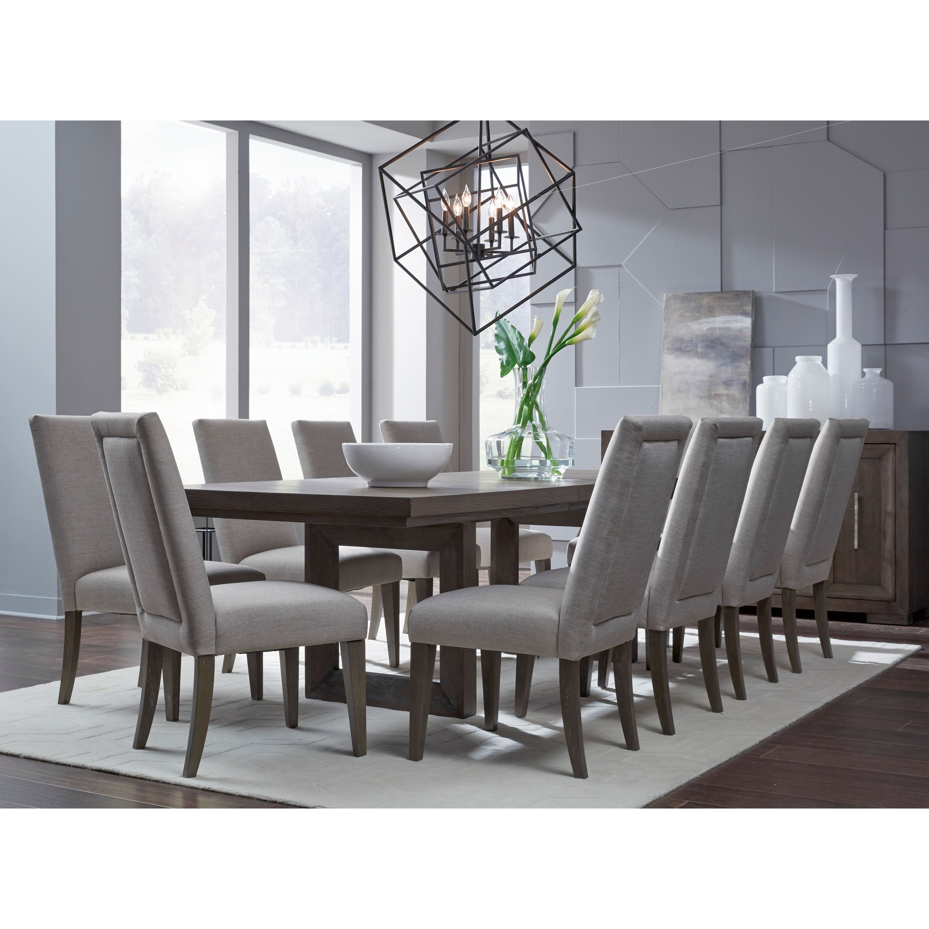 Legacy Classic Facets 9 Piece Table And Chair Set Corner