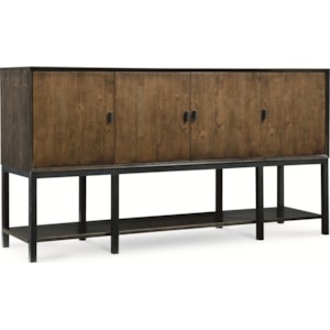 Legacy Classic Kateri Sideboard In Hazelnut Finish With Bronze