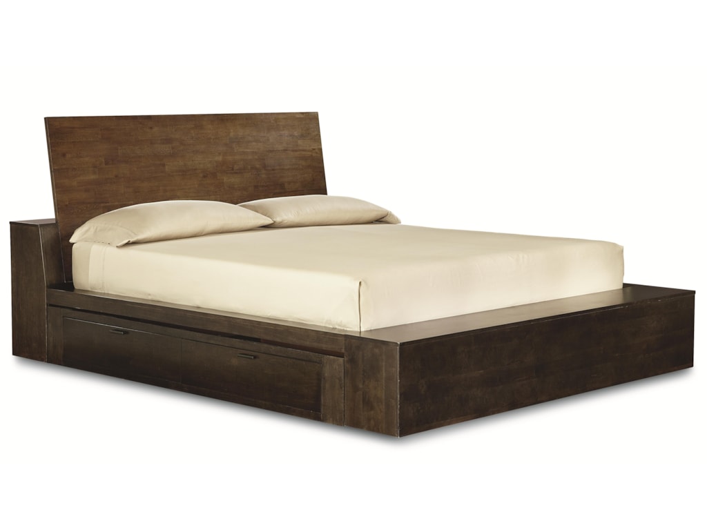 Legacy Clic Kateri Complete Platform Queen Bed With One Storage Legacy Clic Kateriqueen Platform Bed W One Storage Drawer