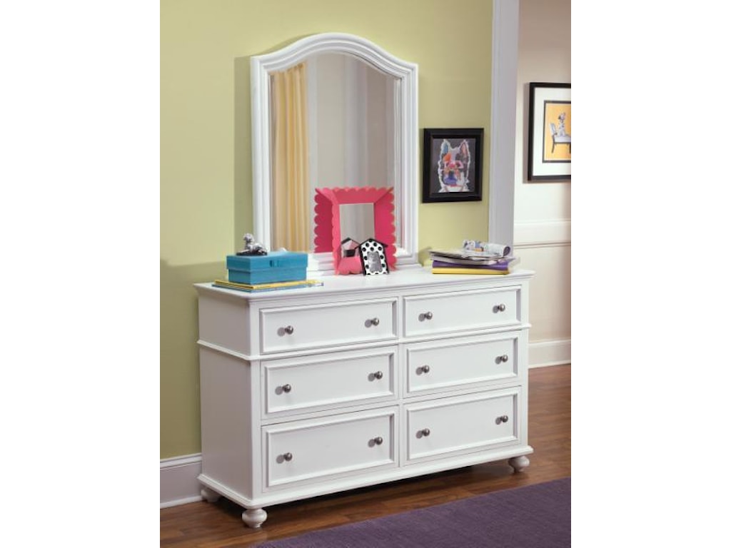 Legacy Classic Kids Madison Arched Dresser Mirror Furniture Barn