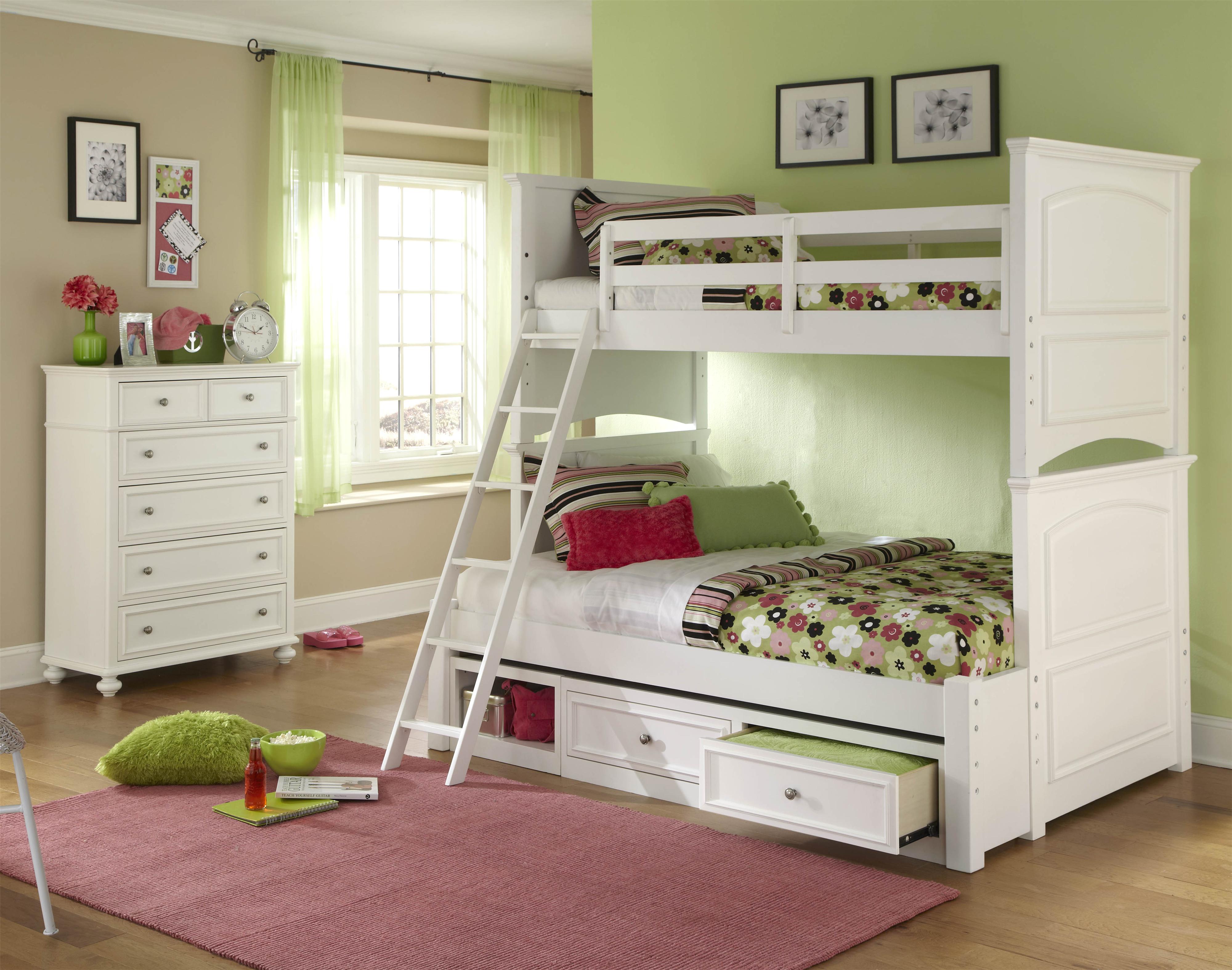 Legacy Classic Kids Madison Classic Twin Over Twin Size Bunk Bed Sheely S Furniture Appliance Bunk Beds