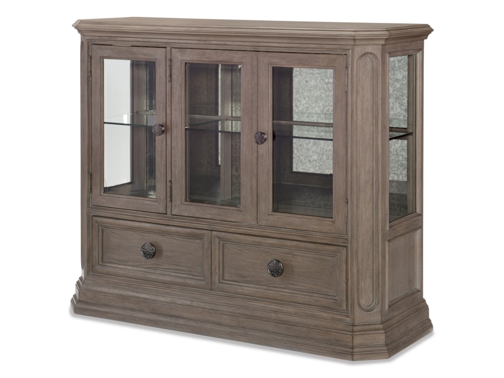 Legacy Classic Manor House Relaxed Vintage Display Cabinet With