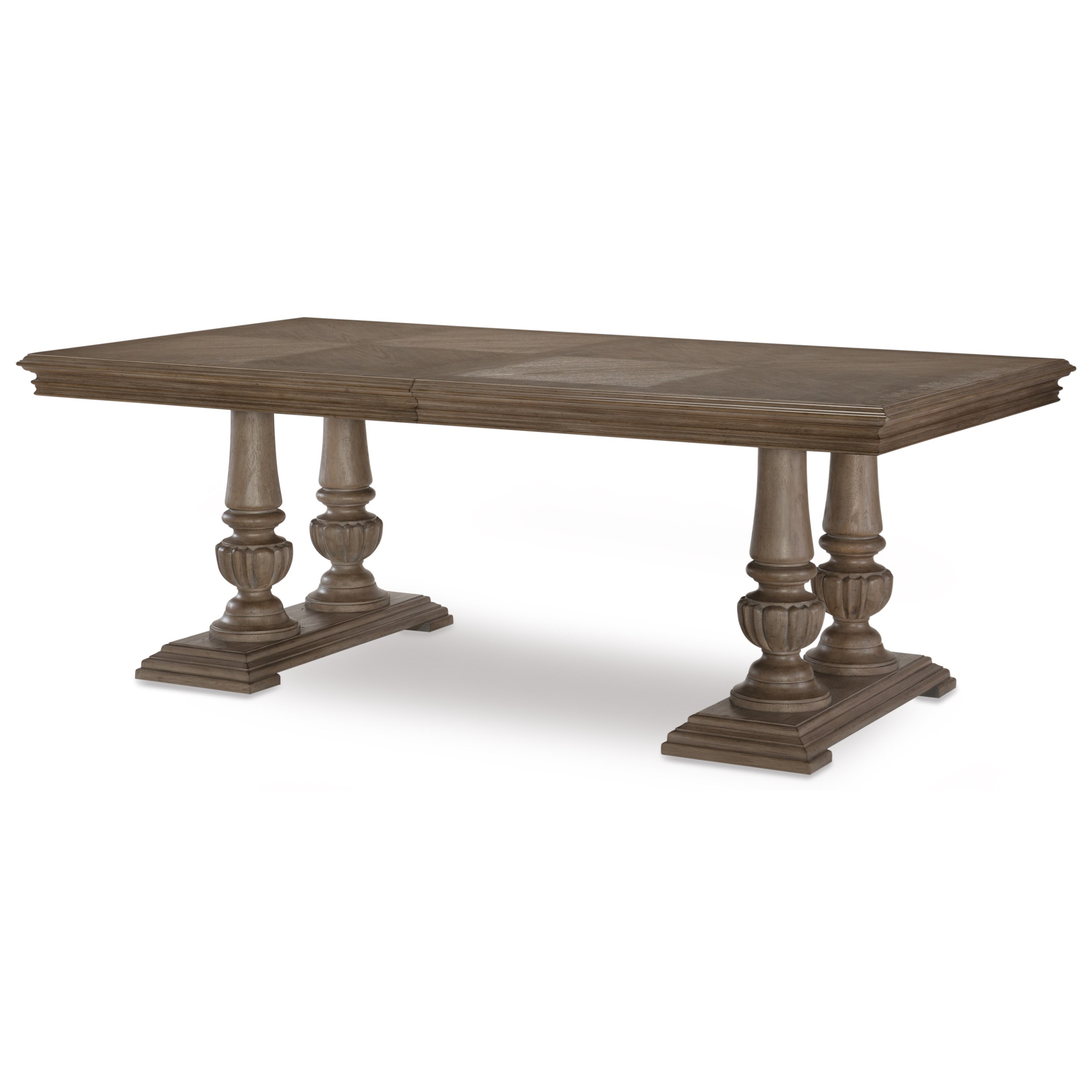 Legacy Classic Manor House Relaxed Vintage Double Pedestal Table