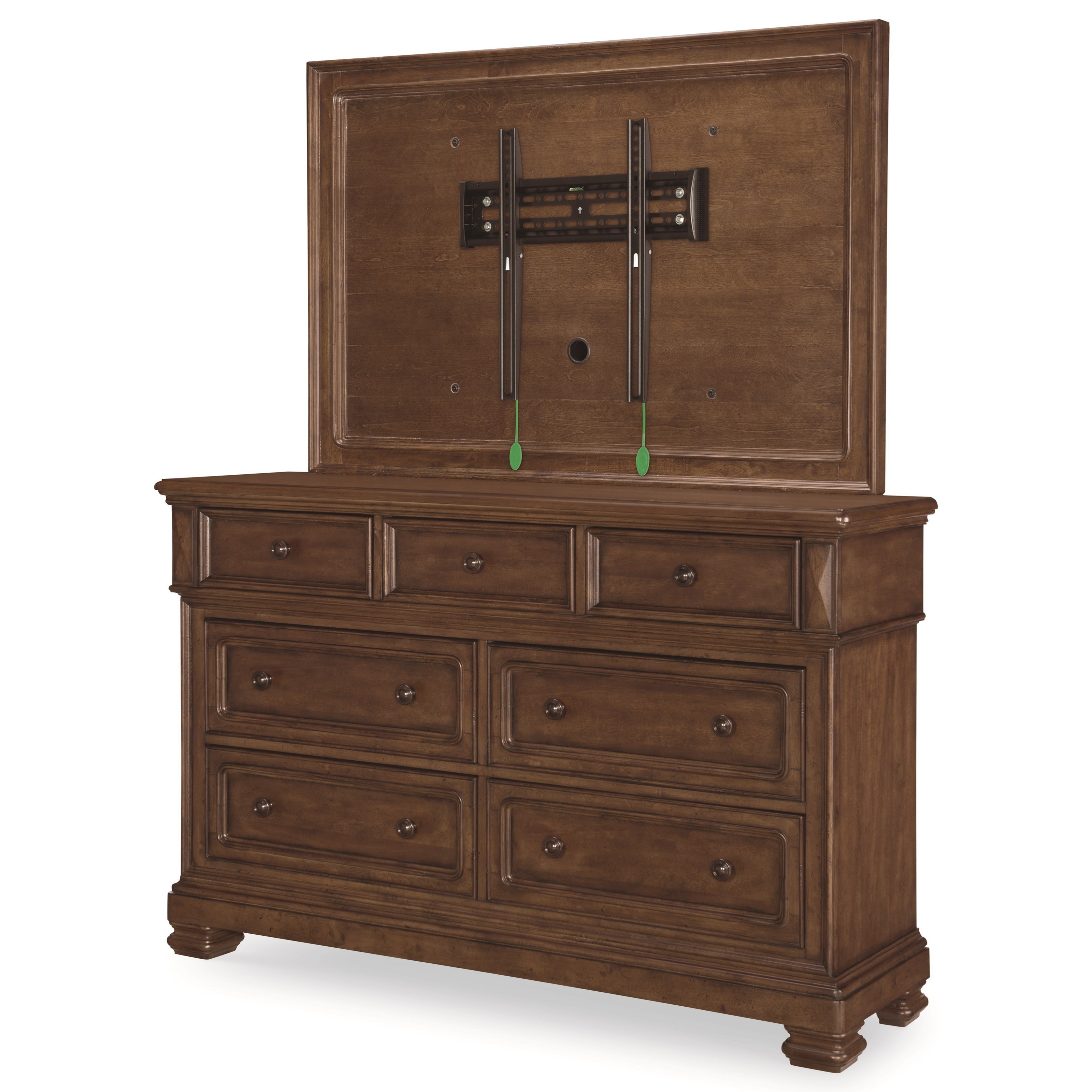 Legacy Classic Oxford Place Transitional 7 Drawer Dresser And Tv