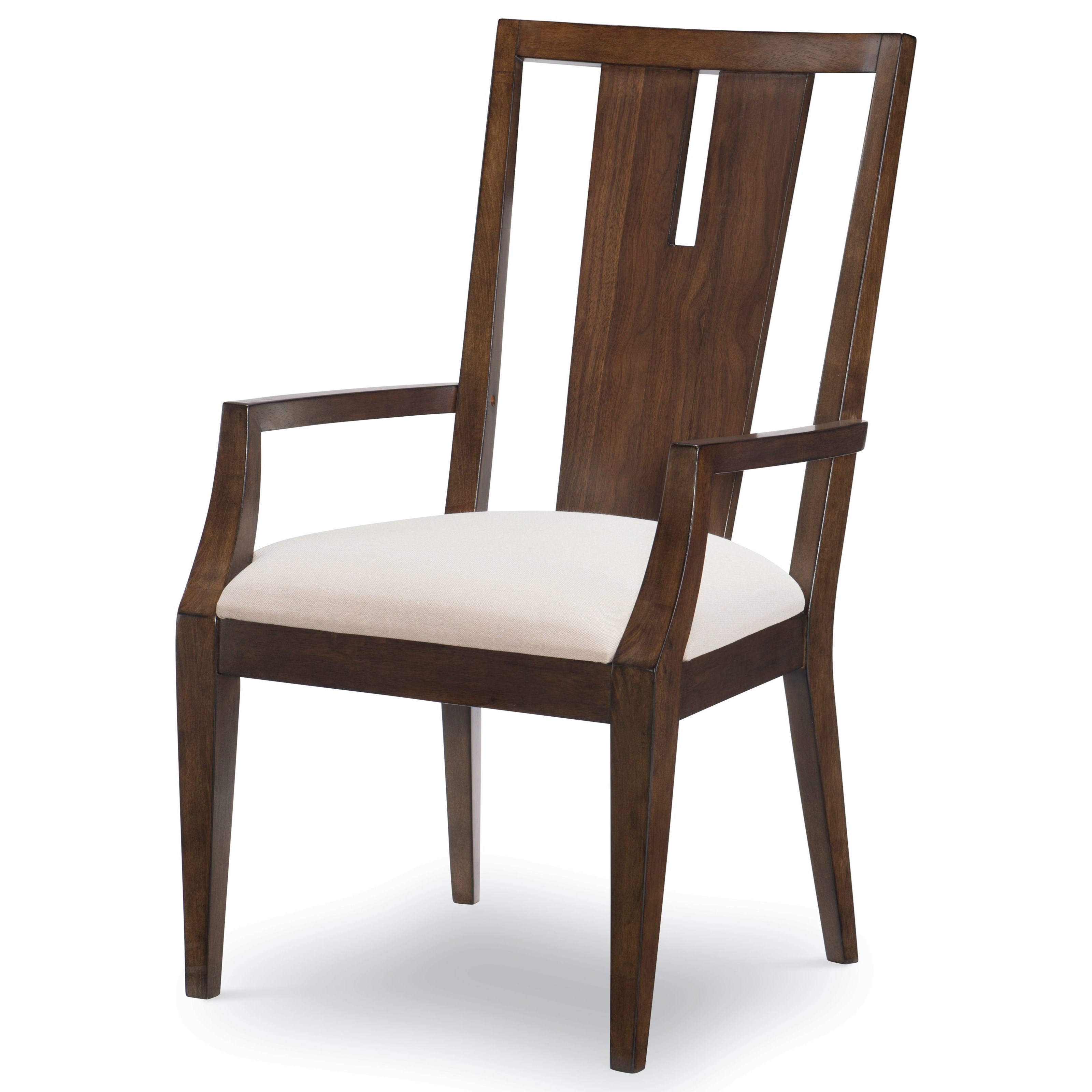 Legacy Classic Paldao Contemporary Splat Back Arm Chair Conlin S Furniture Dining Arm Chairs