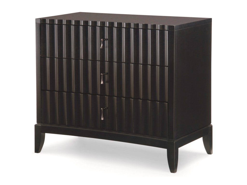 Legacy Clic Symphony 5641 3200 3 Drawer Bedside Chest With Outlet Symphony 3 Drawer Bedside Chest With Outlet And Usb Port By Legacy Clic