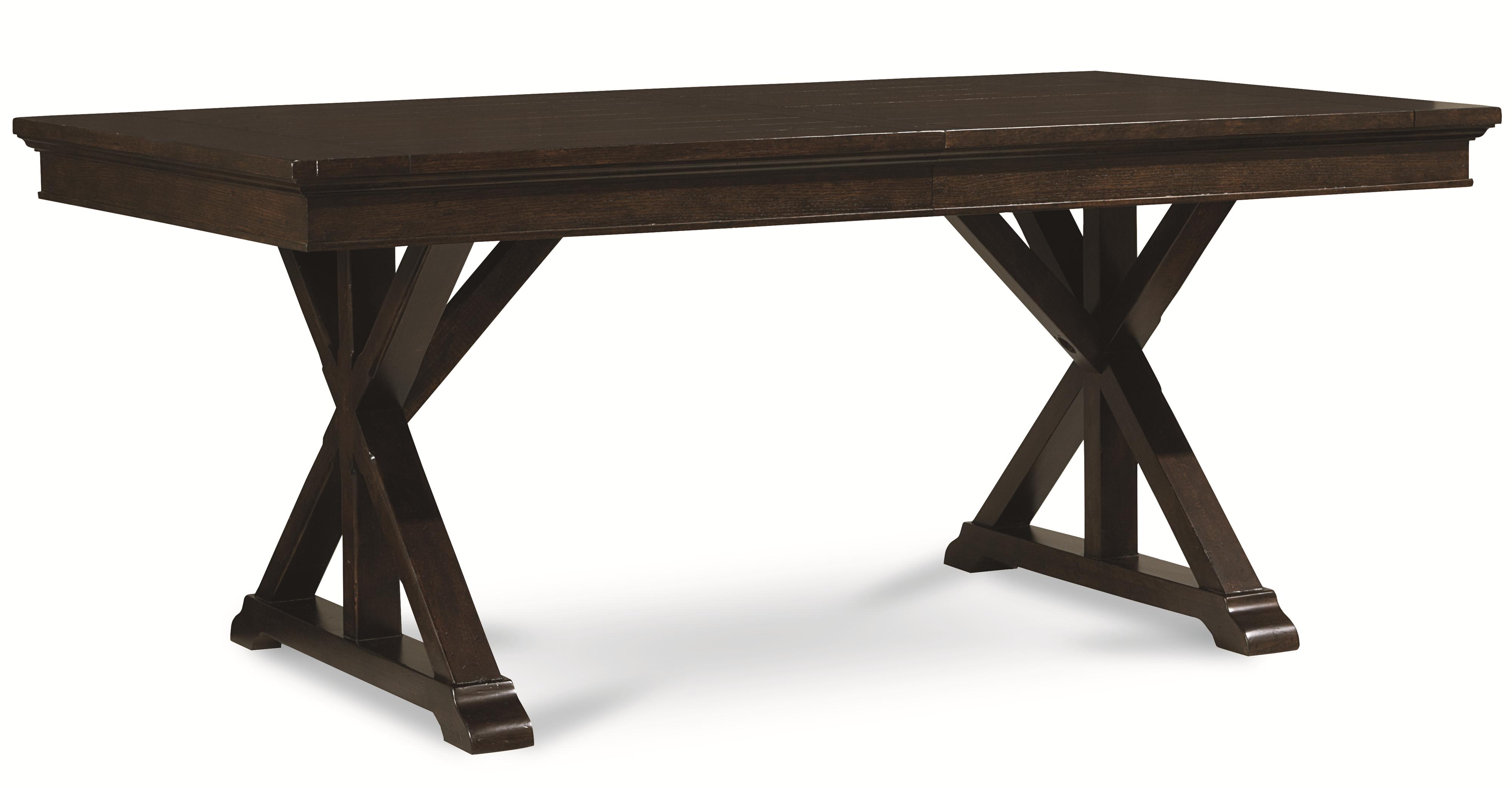 Legacy Classic Thatcher 9 Piece Dining Set With X Back Chairs