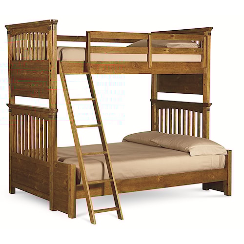 legacy classic kids bryce canyon twin over full bunk bed - pilgrim legacy classic kids bryce canyon twin over full bunk bed - pilgrim