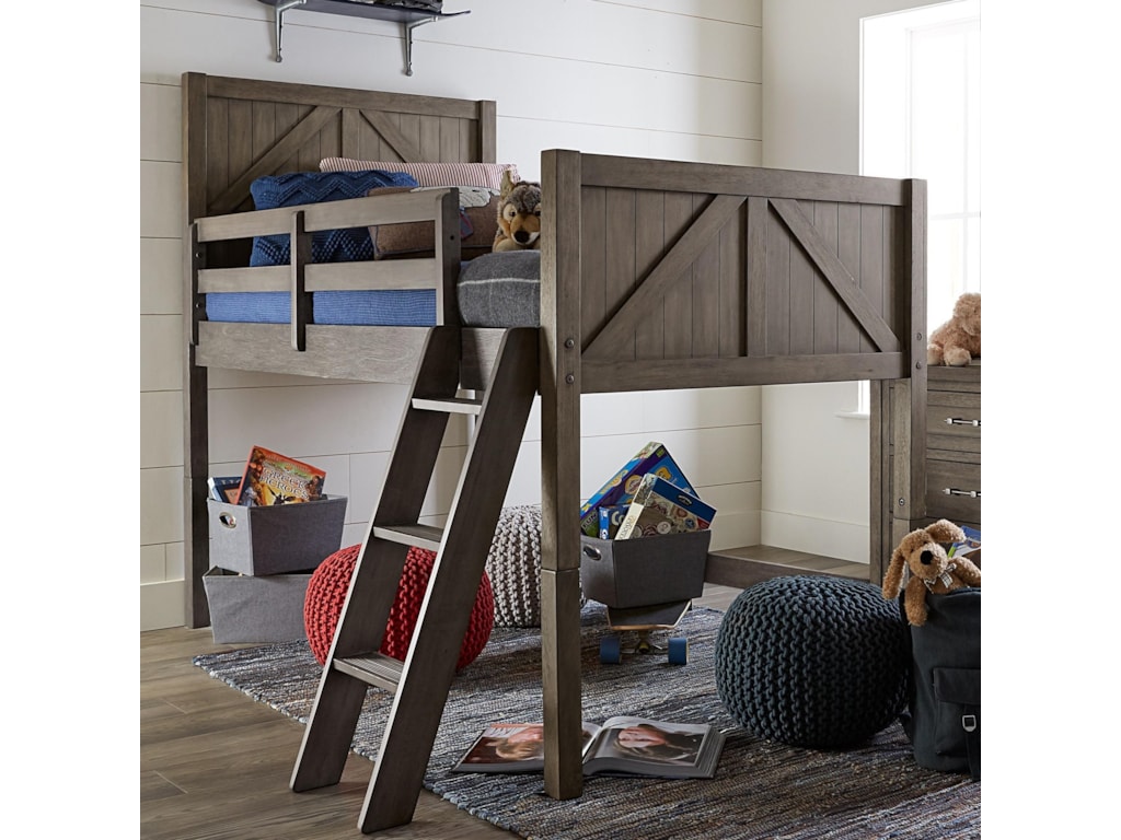 Legacy Classic Kids BunkhouseTwin Mid Loft Bed