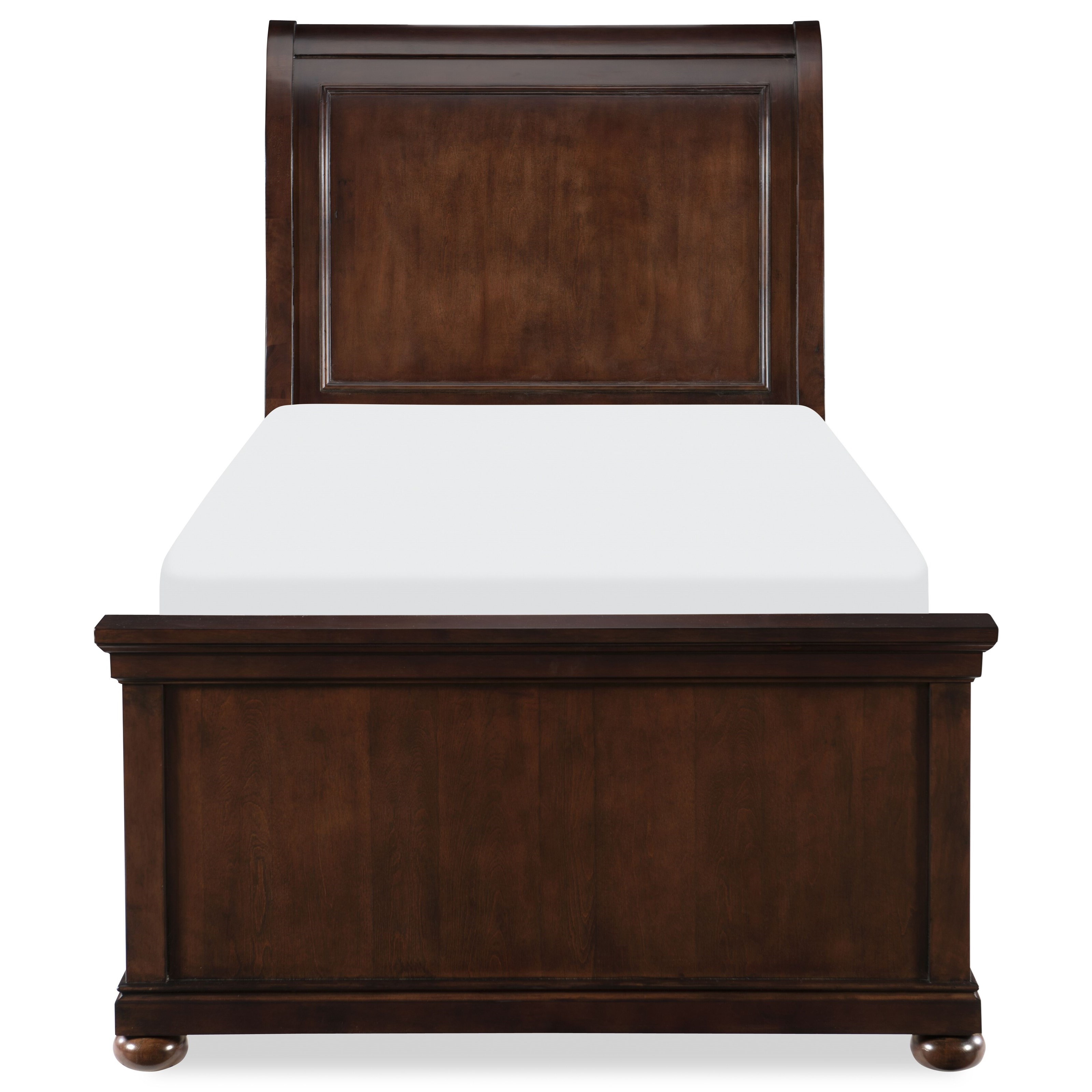 Legacy Classic Kids Canterbury 9814 4303k Transitional Twin Sleigh Bed Gill Brothers Furniture Sleigh Beds