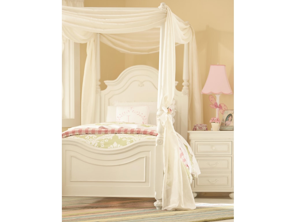 Legacy Clic Kids Charlotte Twin Low Poster Bed With Canopy Frame Legacy Clic Kids Charlottetwin Low Poster Bed With Canopy Frame