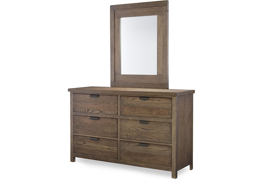 Legacy Classic Kids Fulton County 6 Drawer Dresser With Mirror