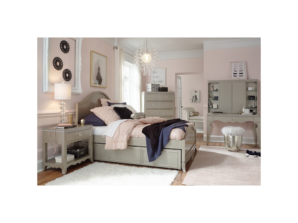 Glitz And Glam Full Bedroom Group By Legacy Classic Kids At Furniture Barn