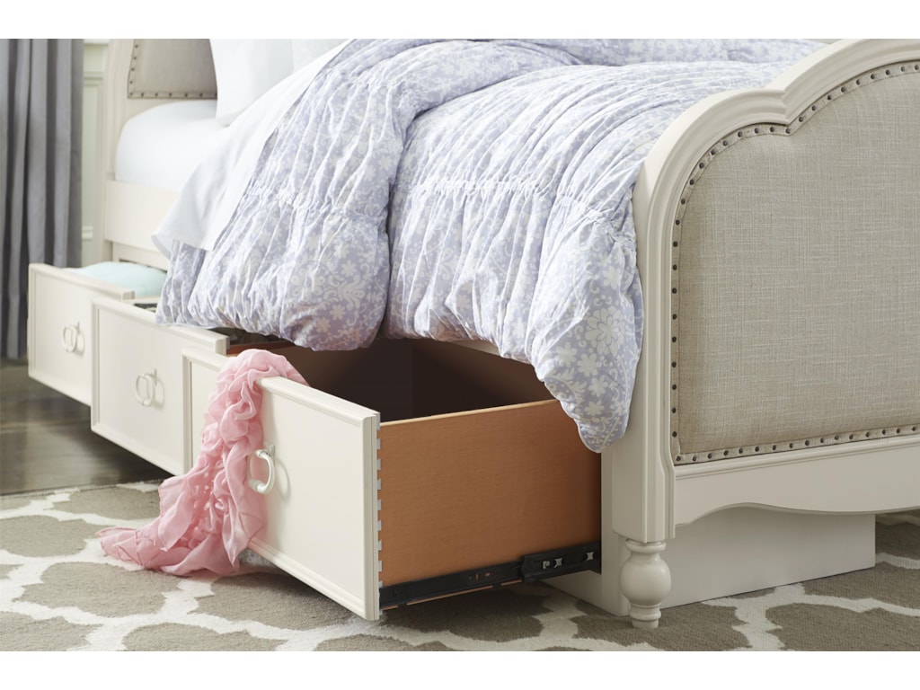 Legacy Classic Kids HarmonyVictoria Upholstered Twin Bed with Storage