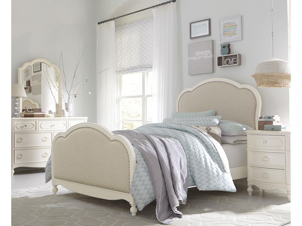Legacy Classic Kids HarmonyVictoria Upholstered Panel Twin Bed