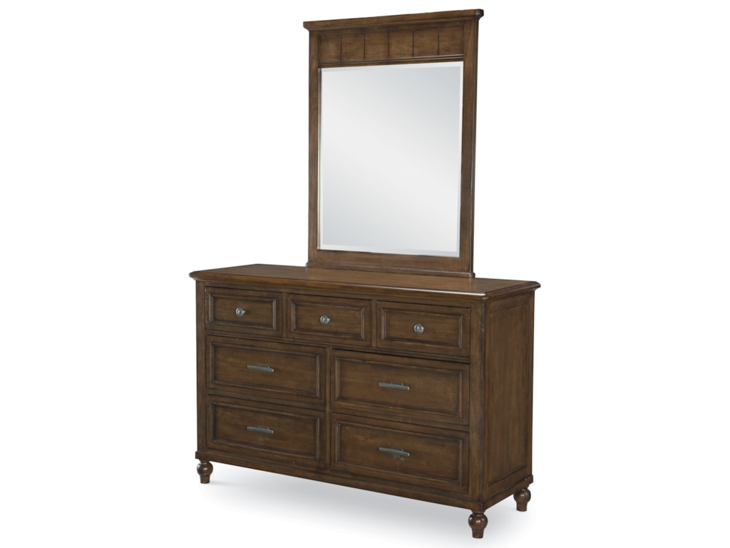 Legacy Classic Kids Lake HouseDresser and Mirror Set